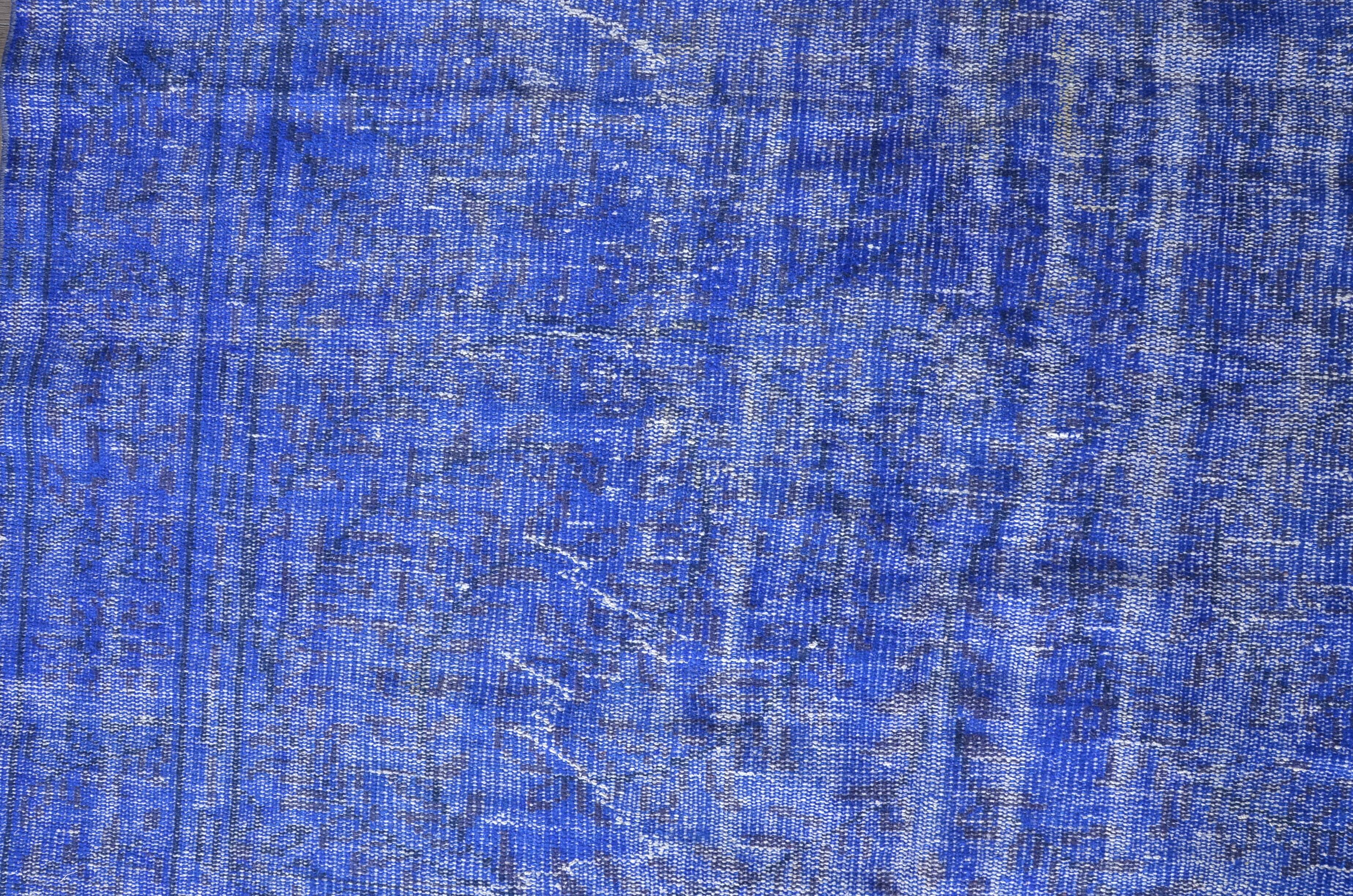 Blue Vintage Turkish Oushak Rug sku904