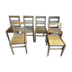6 chaises René Gabriel