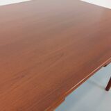 Vintage Scandinavian style dining table from the 50s and 60s in teak with extensions