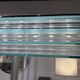 Large suspended chandelier, glass ceiling light, Italy 1970s.