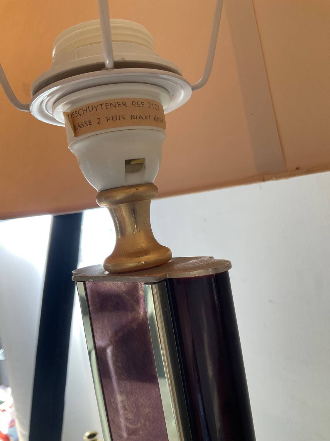 Lamp Assembly Robert De Schuytener n•7 70s-80s