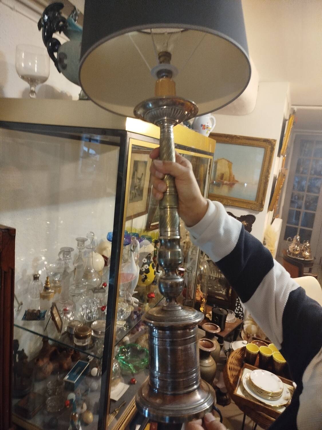 Louis XVI style lamp base
