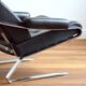 Leather lounge armchair by Reinhold Adolf for horn, 1960s