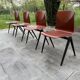 Set of 4 Galvanitas Thur-Op Seat Model S22 chairs from the 60s