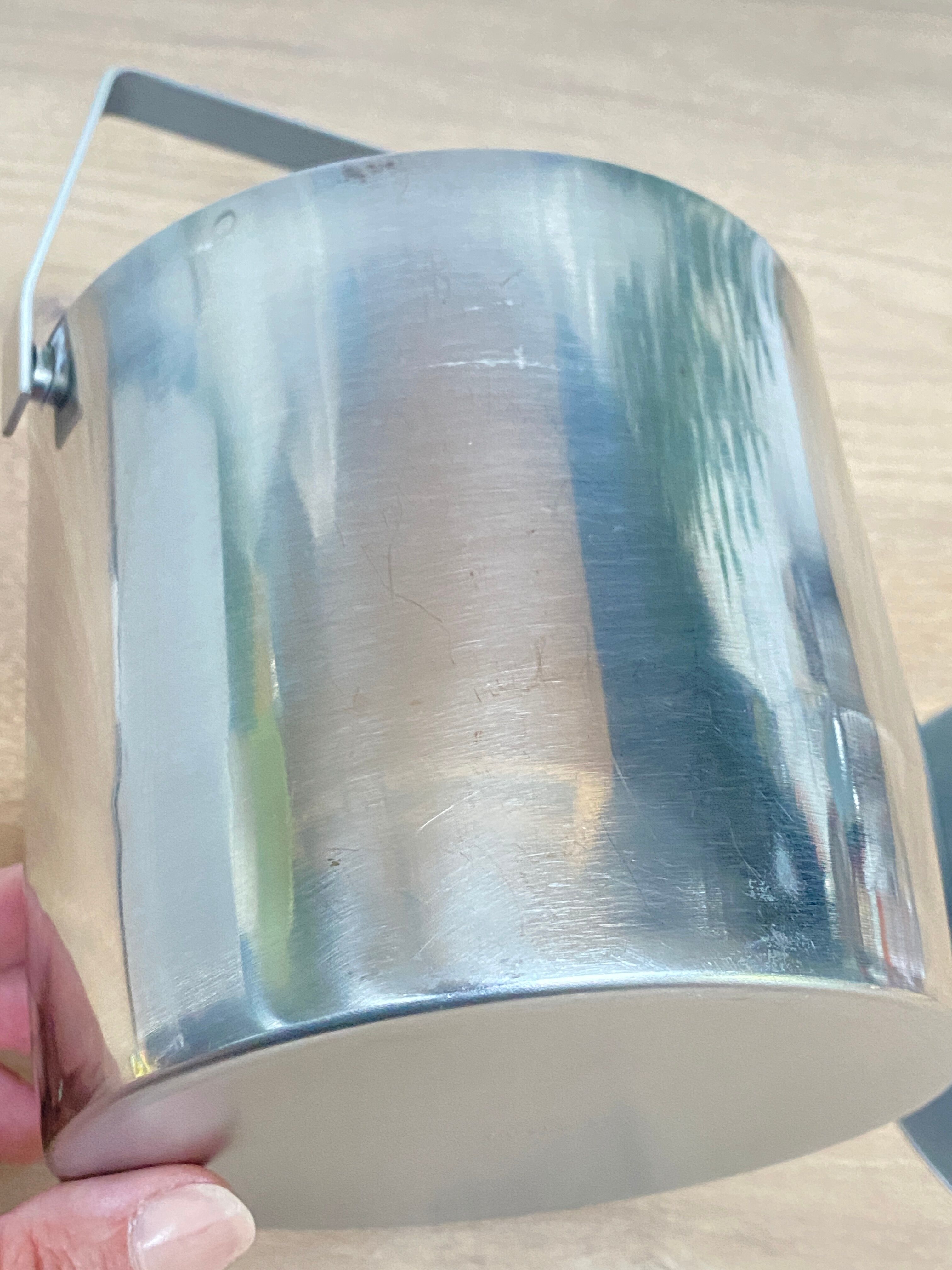 Stainless steel ice bucket