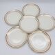 6 Assiettes dessert « Gien ».