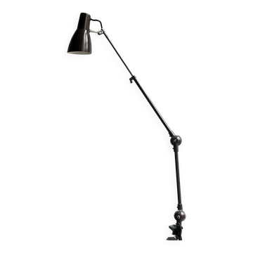 Vintage clip-on workshop lamp from the 50s/60s