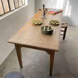 Oak farm table 220 cm