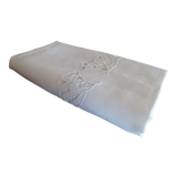Openwork tablecloth 260 x 155 embroidery flowers old