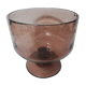 Coupe en verre soufflé bullé biot
