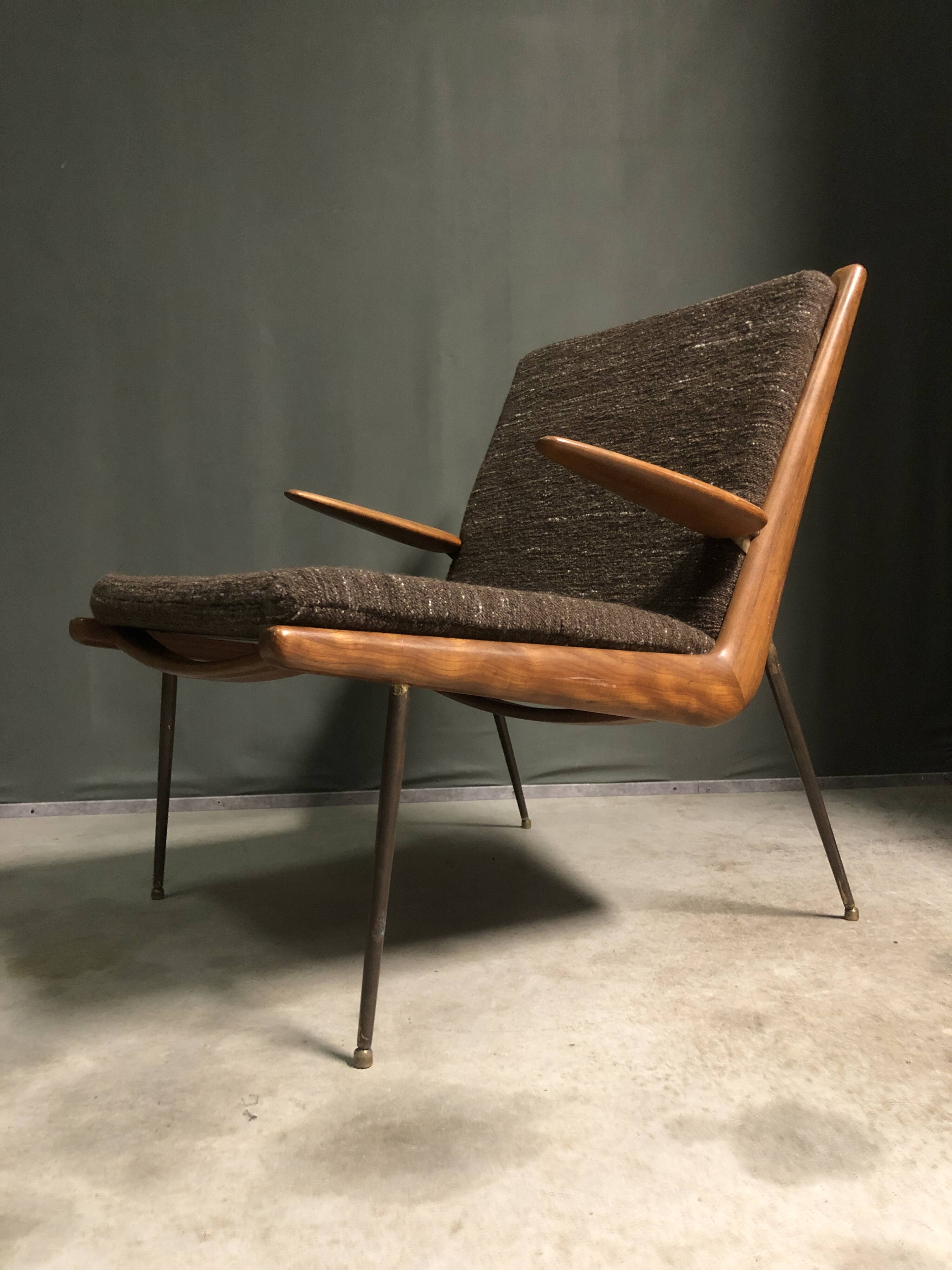 CHAISE BOOMERANG POUR FRANCE & SON PAR HVIDT & MOLGAARD NIELSEN