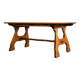 Brutalist dining table | vintage table | 50s | oak