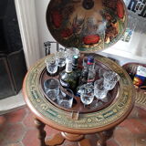 Vintage globe bar