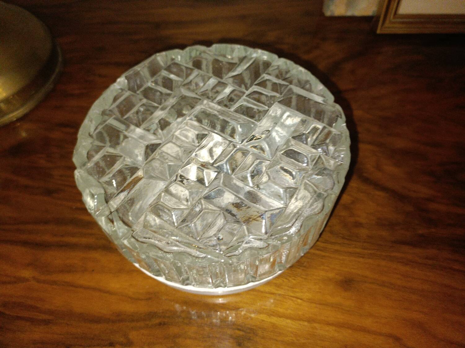 Vintage glass ceiling or wall light