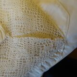 Pillowcase with lace handmade