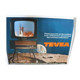 Poster tv set rocket apollo 1969 lem lm ditto teleavia 111