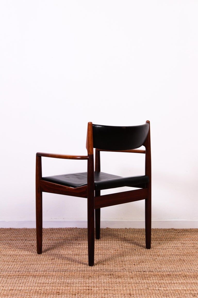 Chaise en palissandre par Kurt Østervig pour KP Møbler