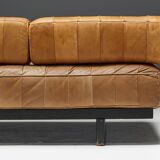 Daybed DS80 by De Sede in Cognac Leather, Switzerland, 1970s