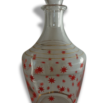 "Star" glass decanter