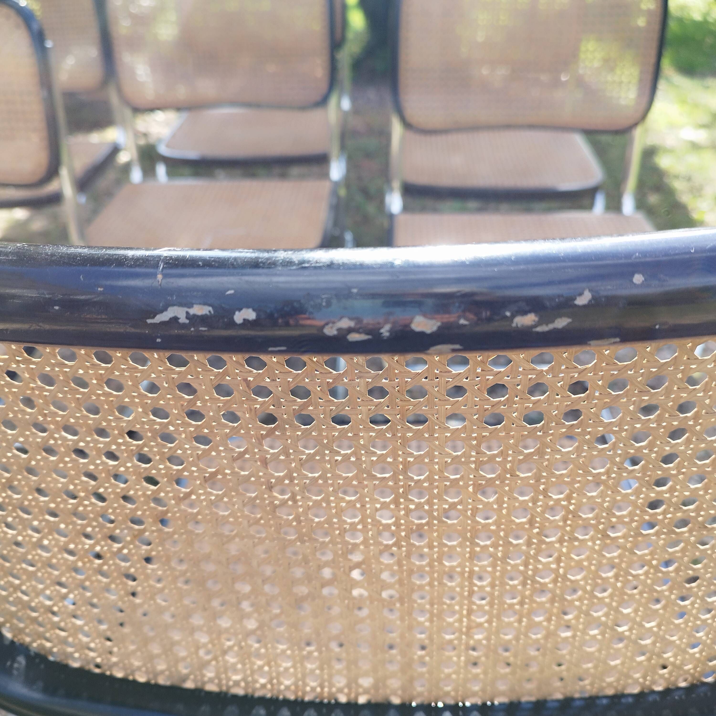 Vintage style chairs Cesca B32 Marcel Breuer