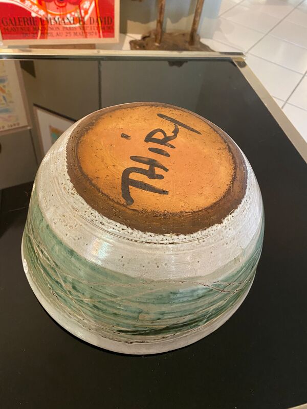 Saladier en céramique Albert Thiry Vallauris