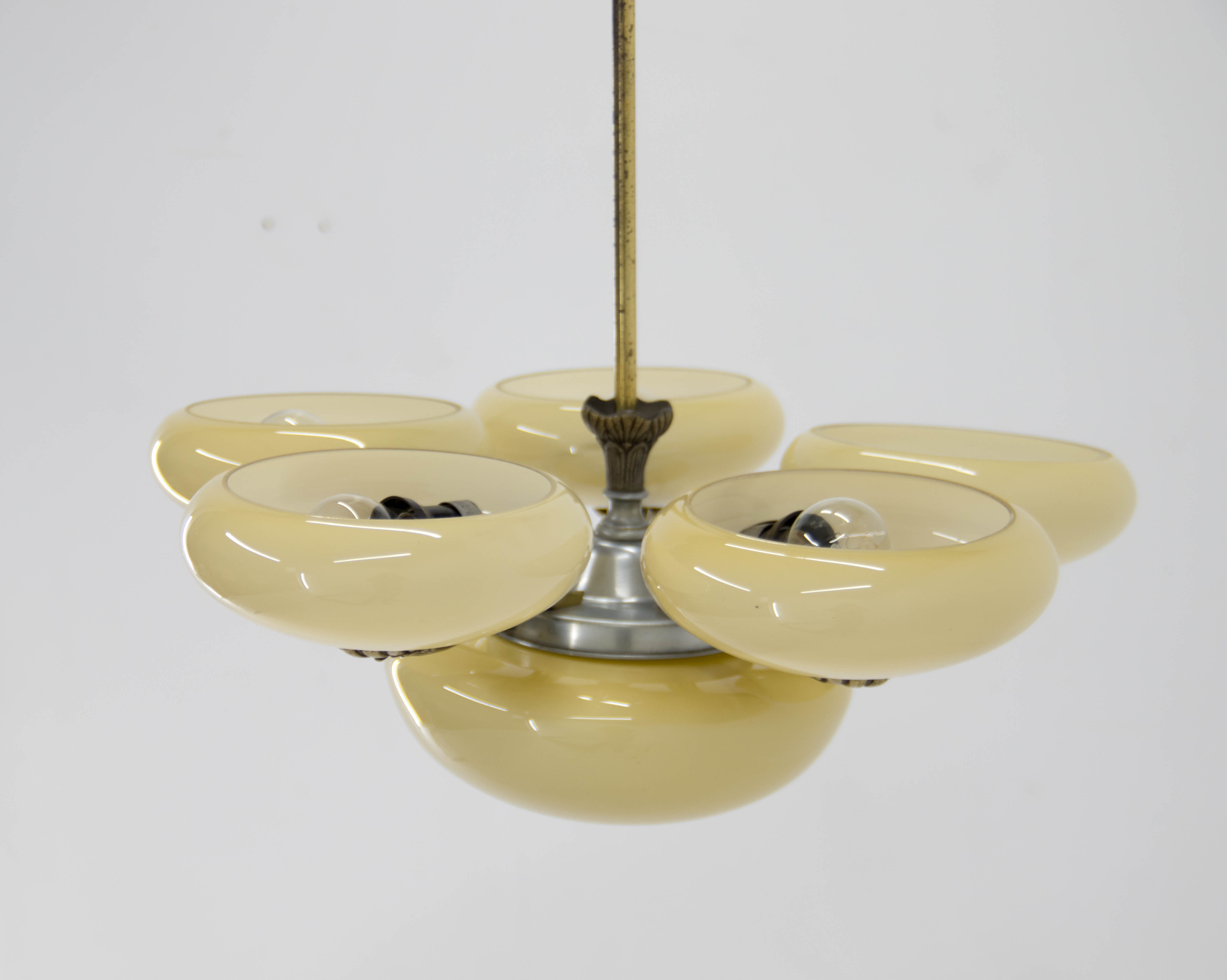 Art nouveau chandelier, 1930s