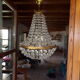 Lustre montgolfière à pampilles