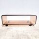 Vintage plexiglass coffee table with wheels 1970