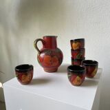 Scheurich German ceramic lemonade set