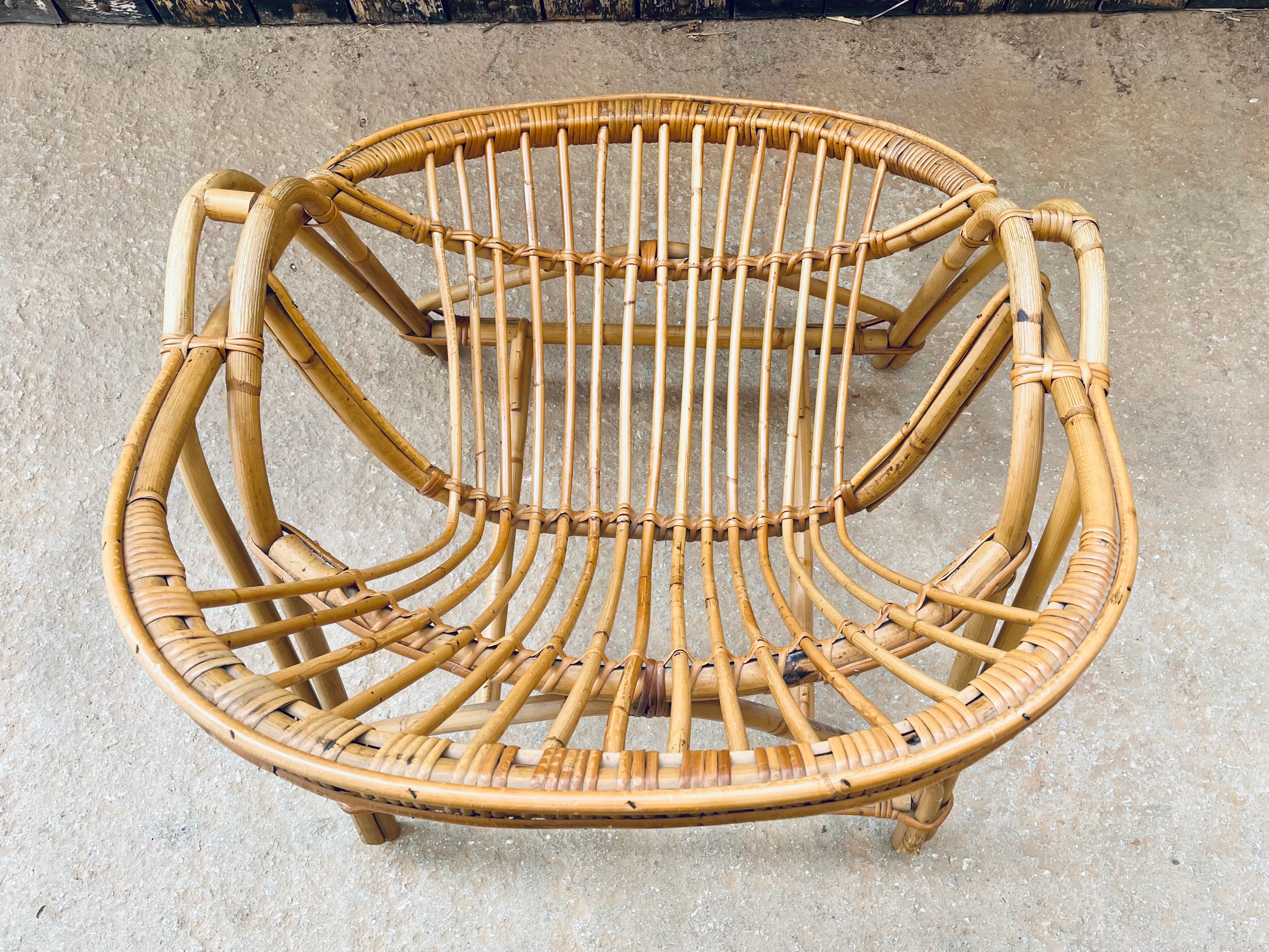 Armchair basket 60's