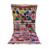 Multicolor fabric clogy carpet 140x260cm