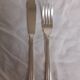 8 silver metal fish cutlery
