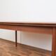 Mid-century danish teak extendable dining table, 1960