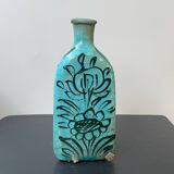 Set of 2 Turquoise Triangular Vases #1 and #2