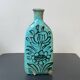 Set of 2 Turquoise Triangular Vases #1 and #2