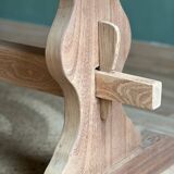 Monastery table, solid wood, country - farmhouse table