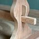 Monastery table, solid wood, country - farmhouse table