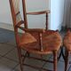 Paire de fauteuils anciens provençaux fin XIXème
