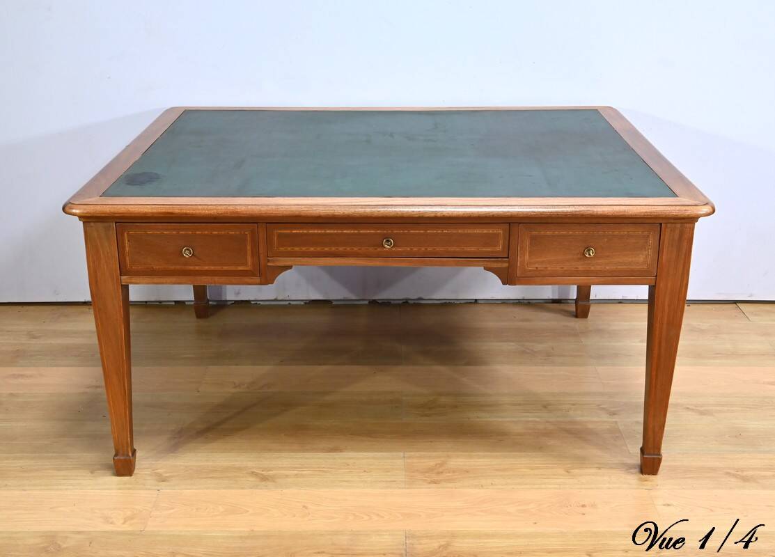 Important architect's desk in mahogany - 1920