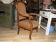 Fauteuil Louis Philippe XIX eme, style Voltaire a dossier bas