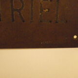 The Ministry of National Education of the 1950s brass plate