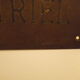The Ministry of National Education of the 1950s brass plate