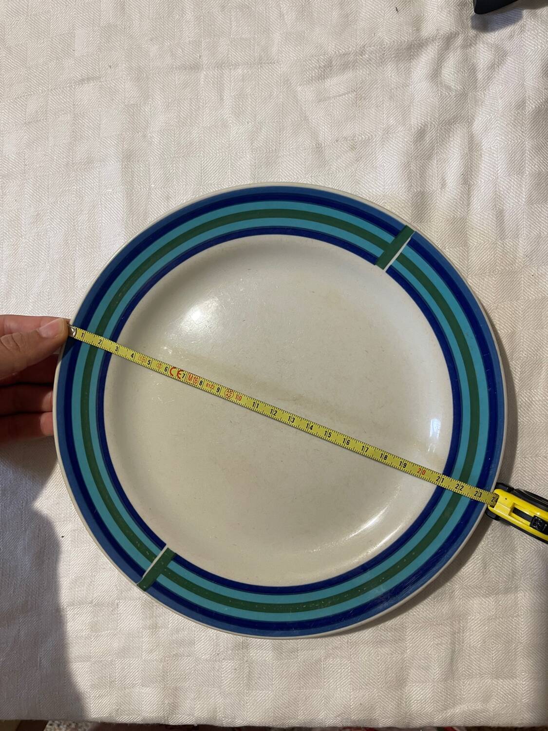 Set of 6 dessert plates Richard Ginori – Italian design - 70s 80s
