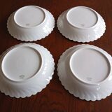 4 Haviland Torse soup plates
