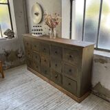 Green patina workshop furniture