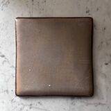 Navy blue stoneware catchall