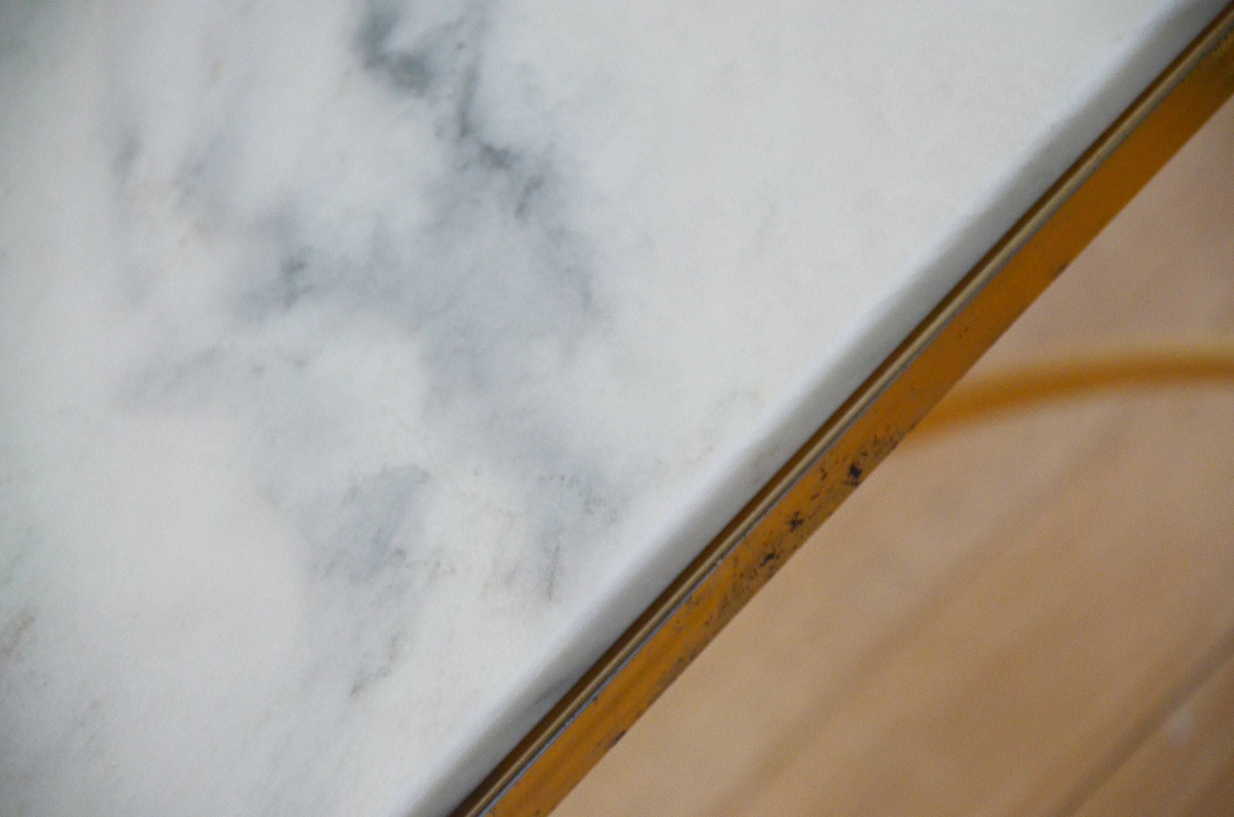 Table low 60s marble neoclassical style