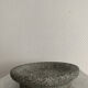 Black round ceramic ashtray