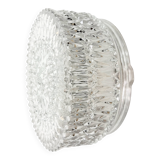 Vintage Glass Wall Or Ceiling Light, 1970s