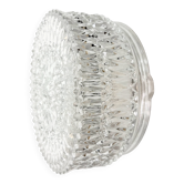 Vintage Glass Wall Or Ceiling Light, 1970s